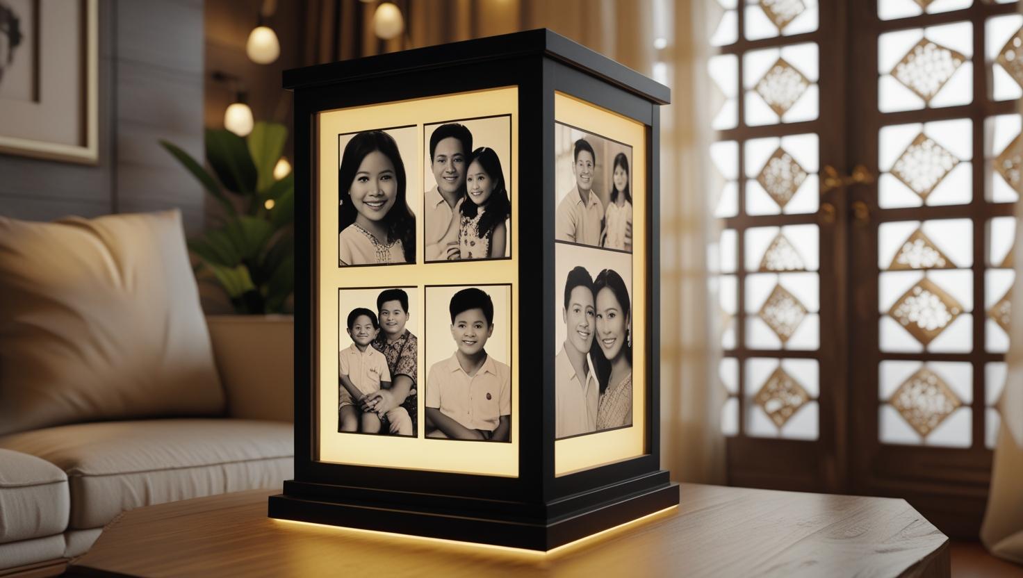 Lithophane lamp placement in home